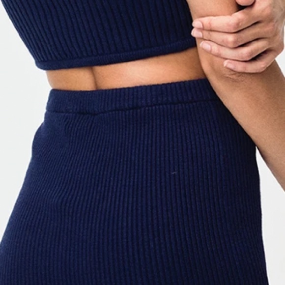 FOR LOVE AND LEMONS 🍋 TUILERIES RIBBED MINI SKIRT - Picture 5 of 15